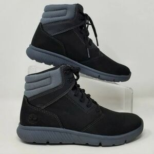 Timberland Boltero Mid Sneaker Boots Black Gray TB 0A26PT 001 Youth Size 2.5 New